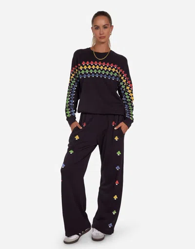 Lauren Moshi Anela Rainbow Mushrooms In Onyx
