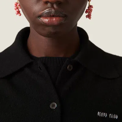 Miu Miu Maglieria In F0002 Nero