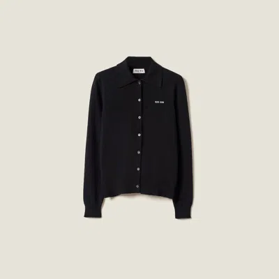 Miu Miu Maglieria In F0002 Nero