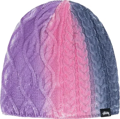 STUSSY STUSSY MEN SPRAY MULTI KNIT BEANIE 