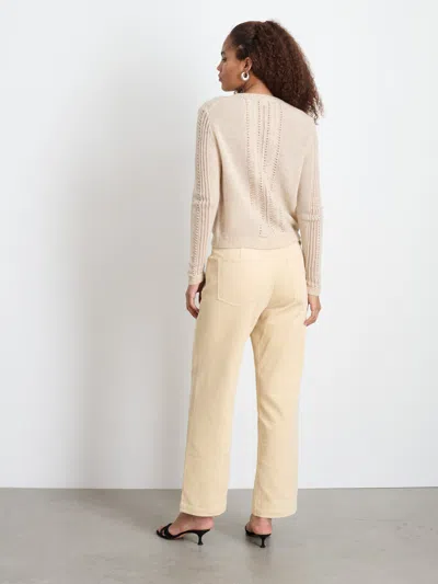 Alex Mill Camden Cotton-corduroy Straight-leg Pants In Light Bone