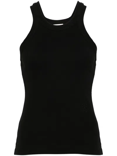 Closed Ribbed-knit Tank Top
