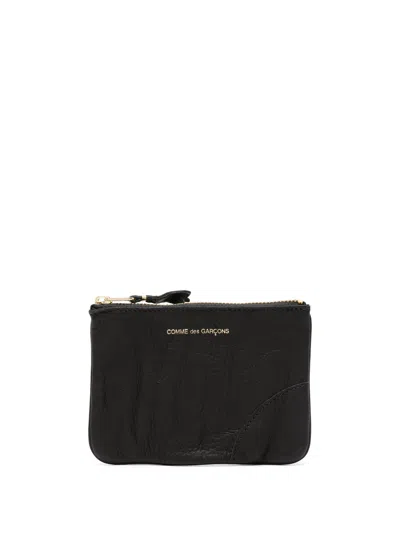 Comme Des Garçons Logo-debossed Leather Wallet