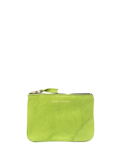 Comme Des Garçons Logo-debossed Leather Wallet