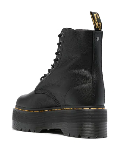 Dr. Martens' Dr.martens 1460 Smooth Lace-up Combat Boots  Black Leather