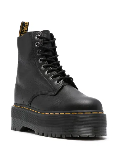Dr. Martens' Dr.martens 1460 Smooth Lace-up Combat Boots  Black Leather