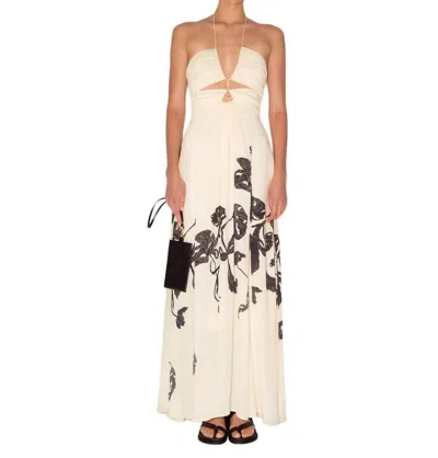 Magali Pascal Mayra Maxi Dress In Sungai In Beige