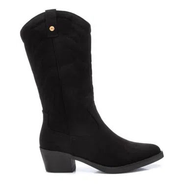 Xti Women's Italian Western Boots In Black In Black