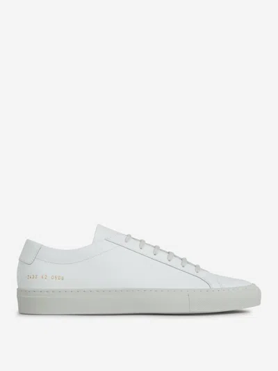 Shop Common Projects Achilles Sneakers In White