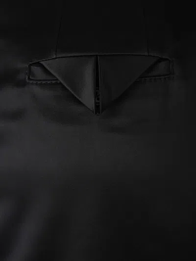 Dorothee Schumacher Satin Maxi Skirt In Welt Pockets On The Front