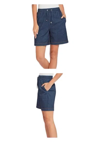 Shop Lyssé Longline Lounge Shorts In Indigo In Multi