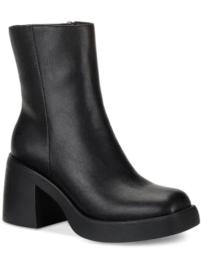 Sun + Stone Tianna Womens Faux Leather Zipper Mid-calf Boots In Multi