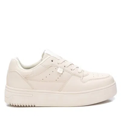 Xti Women's Lace-up Sneakers In Beige In Beige