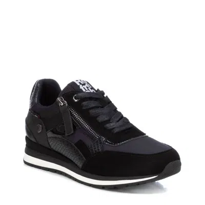 Xti Women's Lace-up Sneakers In Black In Black