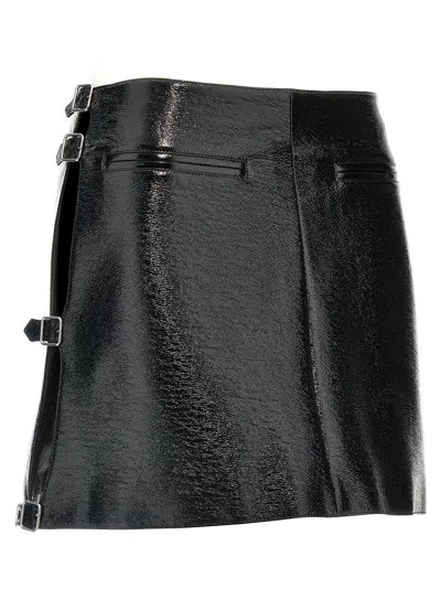 Courrèges Multi Sangle Vynil Mini Skirt