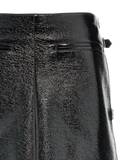 Courrèges Multi Sangle Vynil Mini Skirt