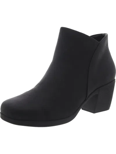 Unstructured By Clarks Un Lindel Womens Leather Stacked Heel Ankle Boots In Multi