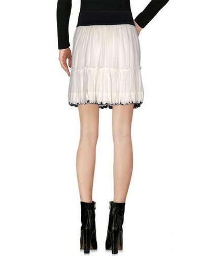 Shop Isabel Marant Mini Skirt In Ivory