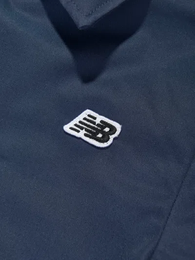 New Balance Boys Premium Coach Jacket In Blue