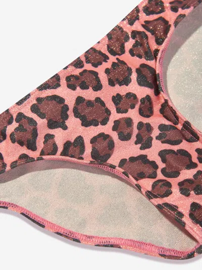 Selini Action Girls Floral Bikini In Pink