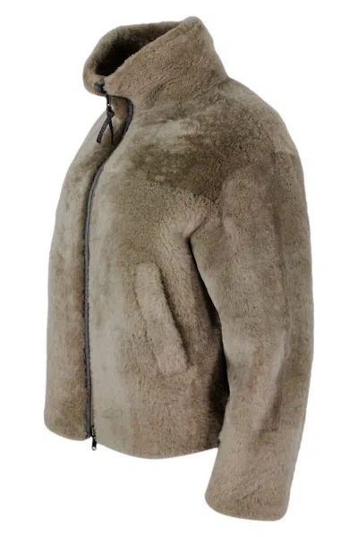 Shop Brunello Cucinelli Jackets In Beige