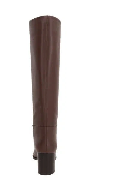 Gianvito Rossi Santiago 85mm Leather Boots In Brown