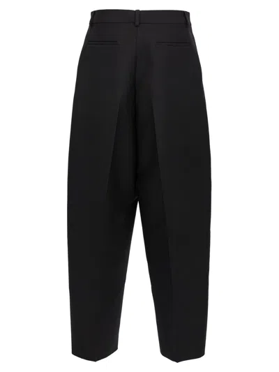 Valentino Formal Trousers With Pockets And Pleats In Black