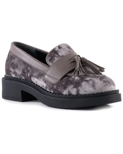 SEYCHELLES FINAL CALL VELVET & LEATHER LOAFER 