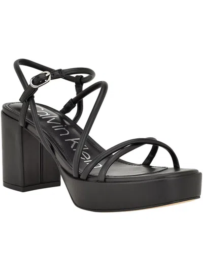 Calvin Klein Liliana Platform Sandal In Black