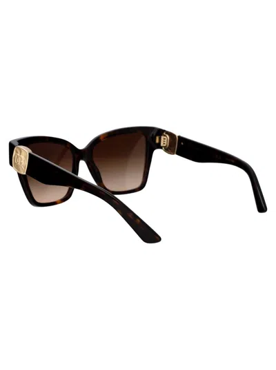 Dolce & Gabbana Full Frame Sunglasses In 502/13 Havana