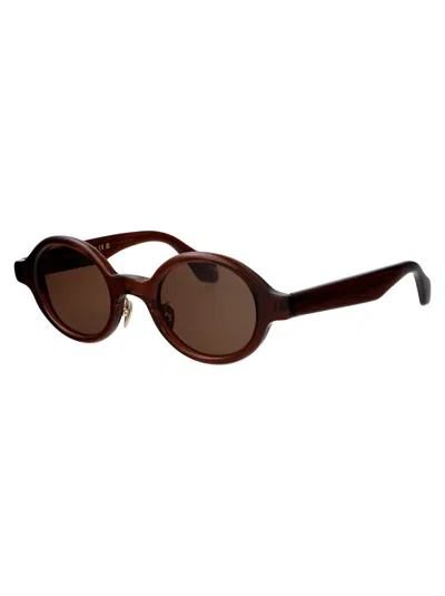 Giorgio Armani 0ar8205 Sunglasses In 606273 Transparent Brown