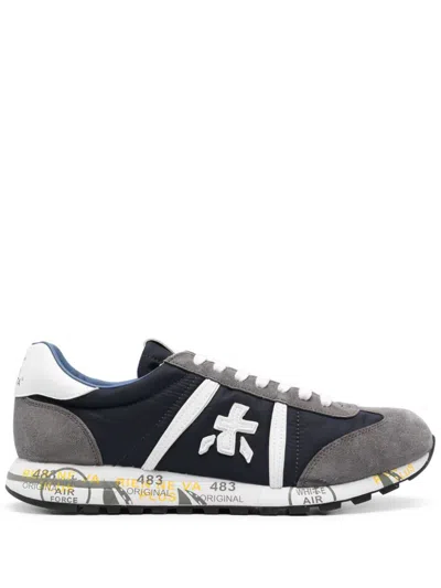 Shop Premiata Sneakers In Blue