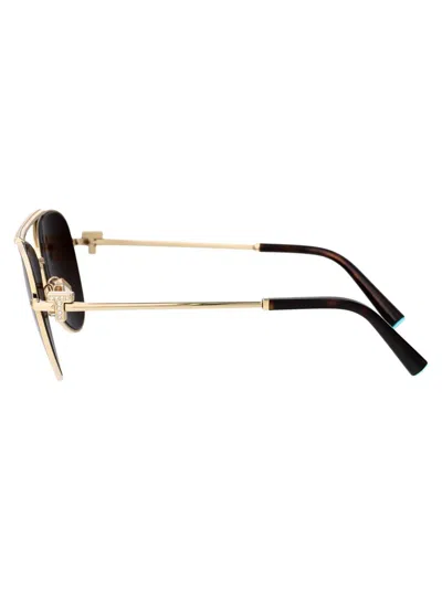 Tiffany & Co Tiffany Pale Gold Steel Sunglasses In 6208t5 Pale Gold