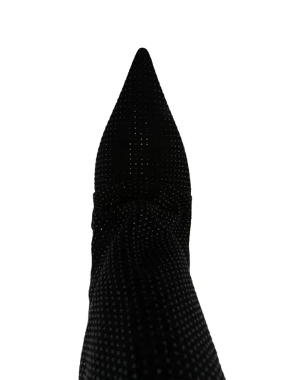 Vic Matie 100mm Stud-detailed Boots In Black