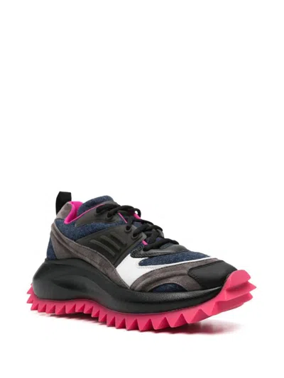 Vic Matie Shoes In Black/brown/navy