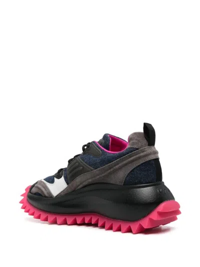 Vic Matie Shoes In Black/brown/navy