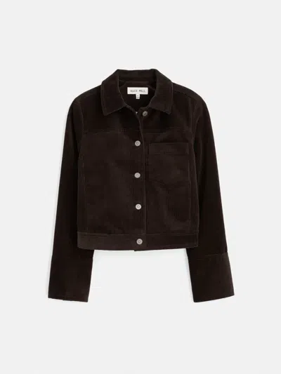 Alex Mill Camden Cotton-corduroy Jacket In Chocolate