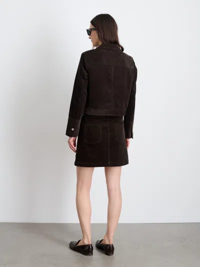 Alex Mill Camden Cotton-corduroy Jacket In Chocolate
