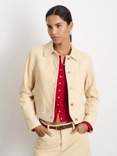 Alex Mill Camden Jacket In Corduroy In Light Bone