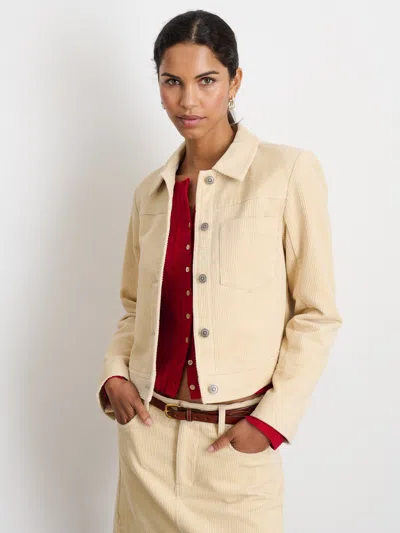 Alex Mill Camden Jacket In Corduroy In Light Bone