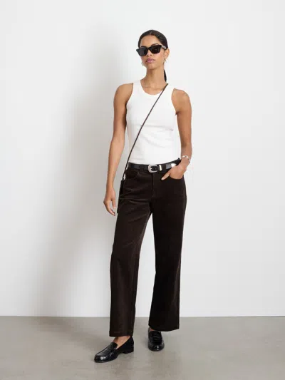Alex Mill Camden Pant In Corduroy In Chocolate