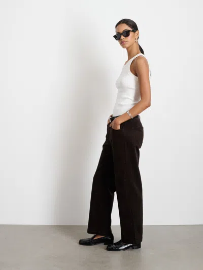 Alex Mill Camden Pant In Corduroy In Chocolate