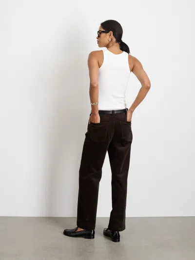 Alex Mill Camden Pant In Corduroy In Chocolate