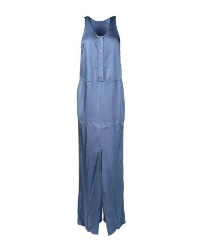 Shop Alexander Wang T Long Dress In Slate Blue