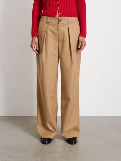 Alex Mill Soho Trouser In Wool In Camel