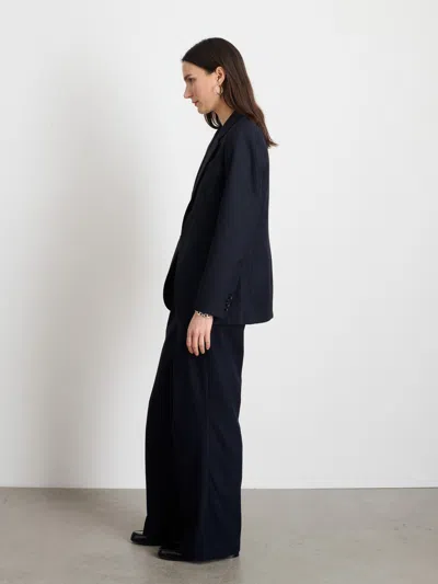 Alex Mill Soho Blazer In Wool In Dark Navy