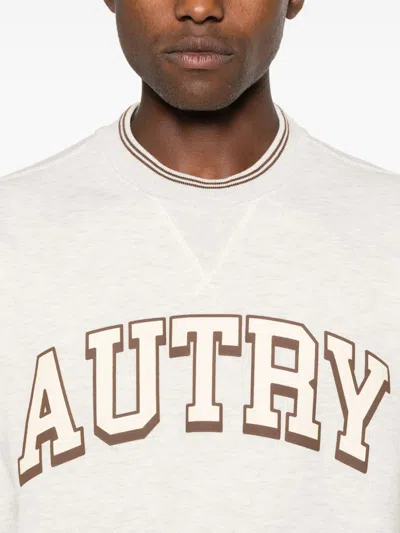 Autry Logo Print Crewneck Sweatshirt