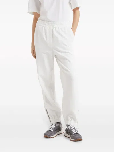 Shop Brunello Cucinelli Cotton Sweatpants