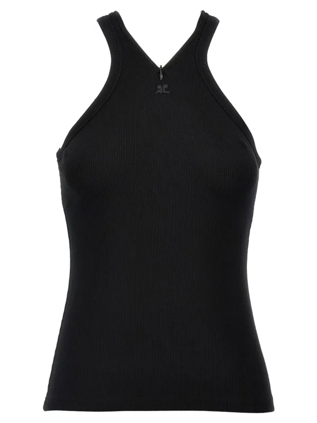 Tシャツ・カットソー COURREGES Women Tops 25P125MT0383FI0001 9999 BLACK Courreges T Shirt Black Womens Courreges