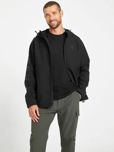 Guess Factory Waymond Hooded Jacket In Black